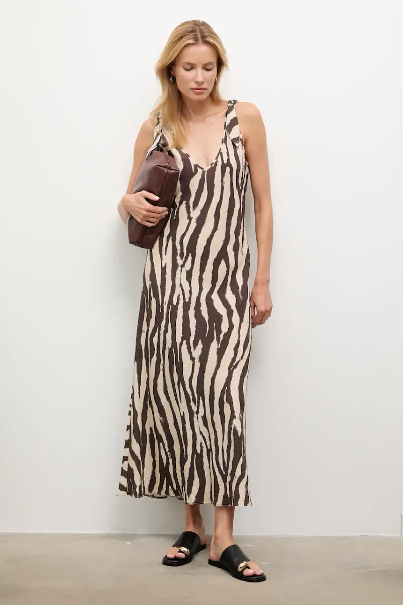 vestito colore marrone miniatura 2