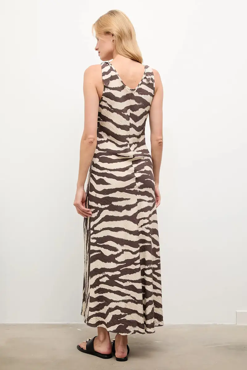 vestito colore marrone miniatura 3