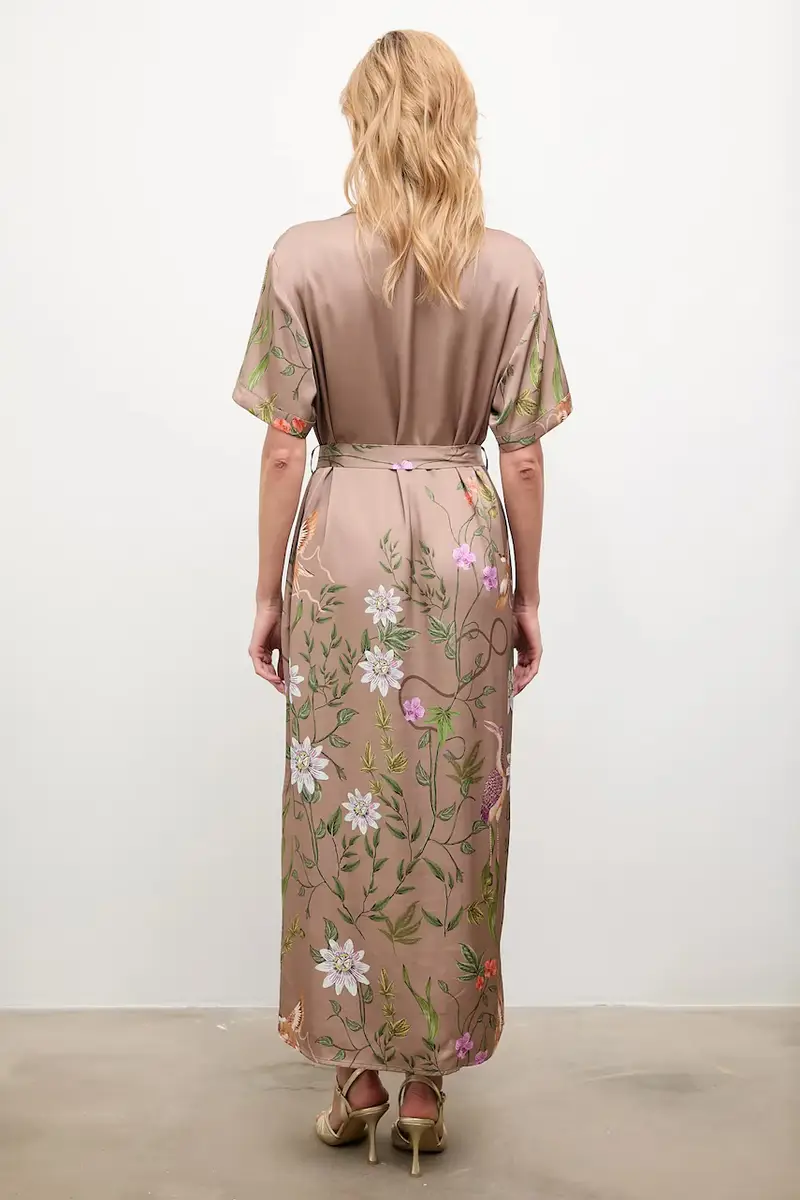 vestito colore marrone miniatura 3