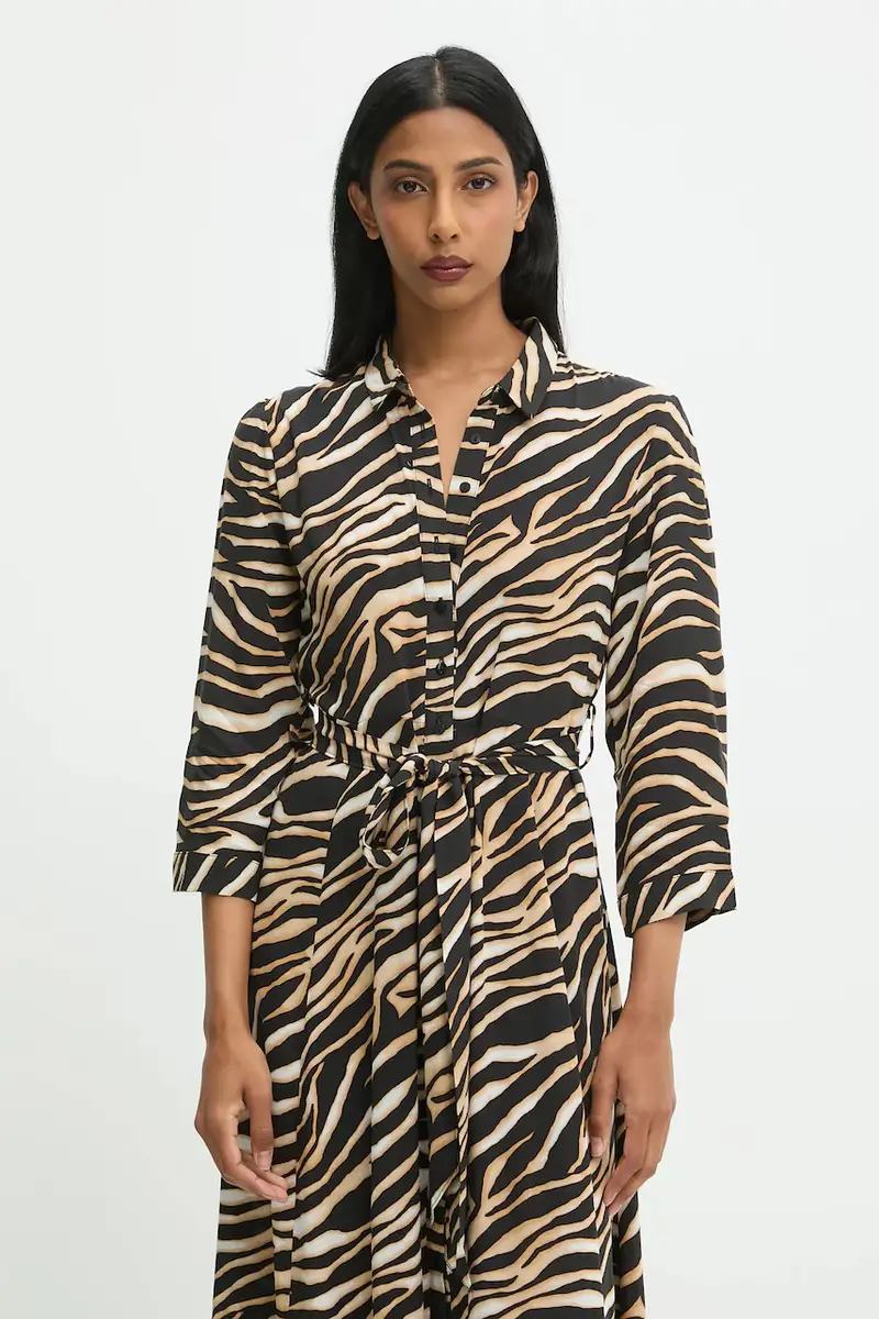 vestito colore marrone miniatura 4