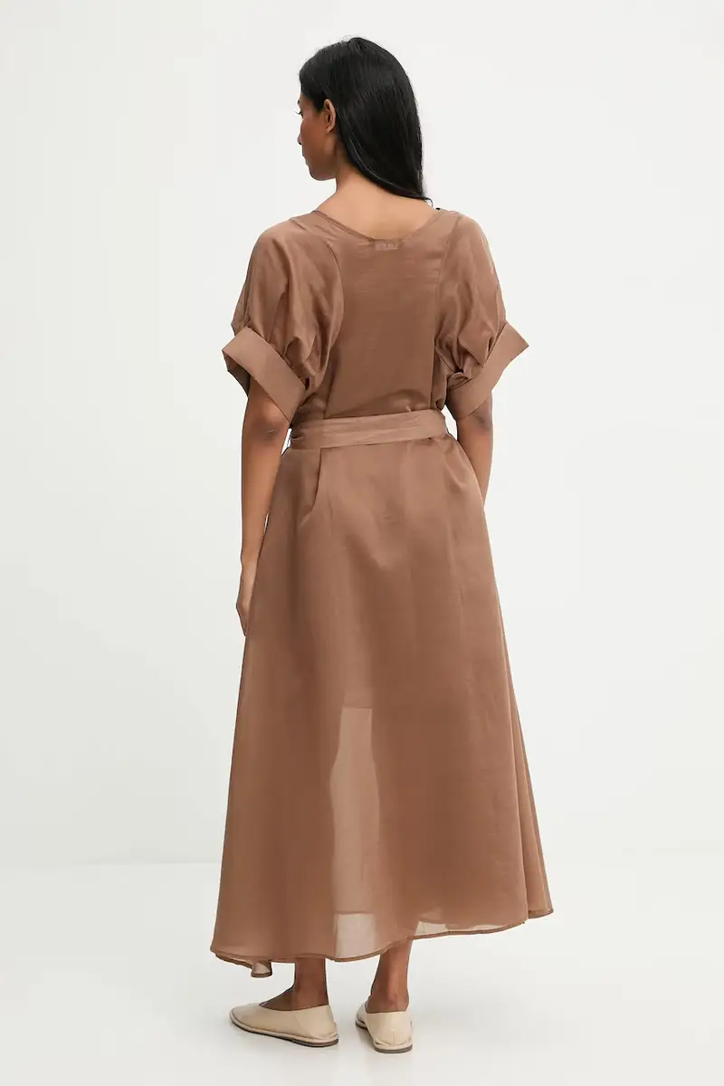 vestito colore marrone miniatura 3