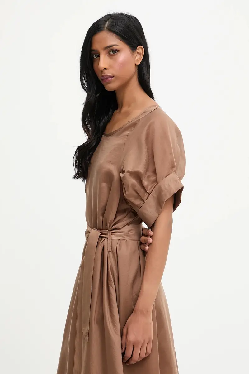 vestito colore marrone miniatura 4