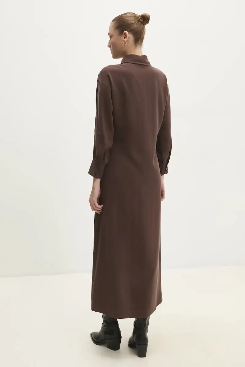 vestito colore marrone miniatura 3