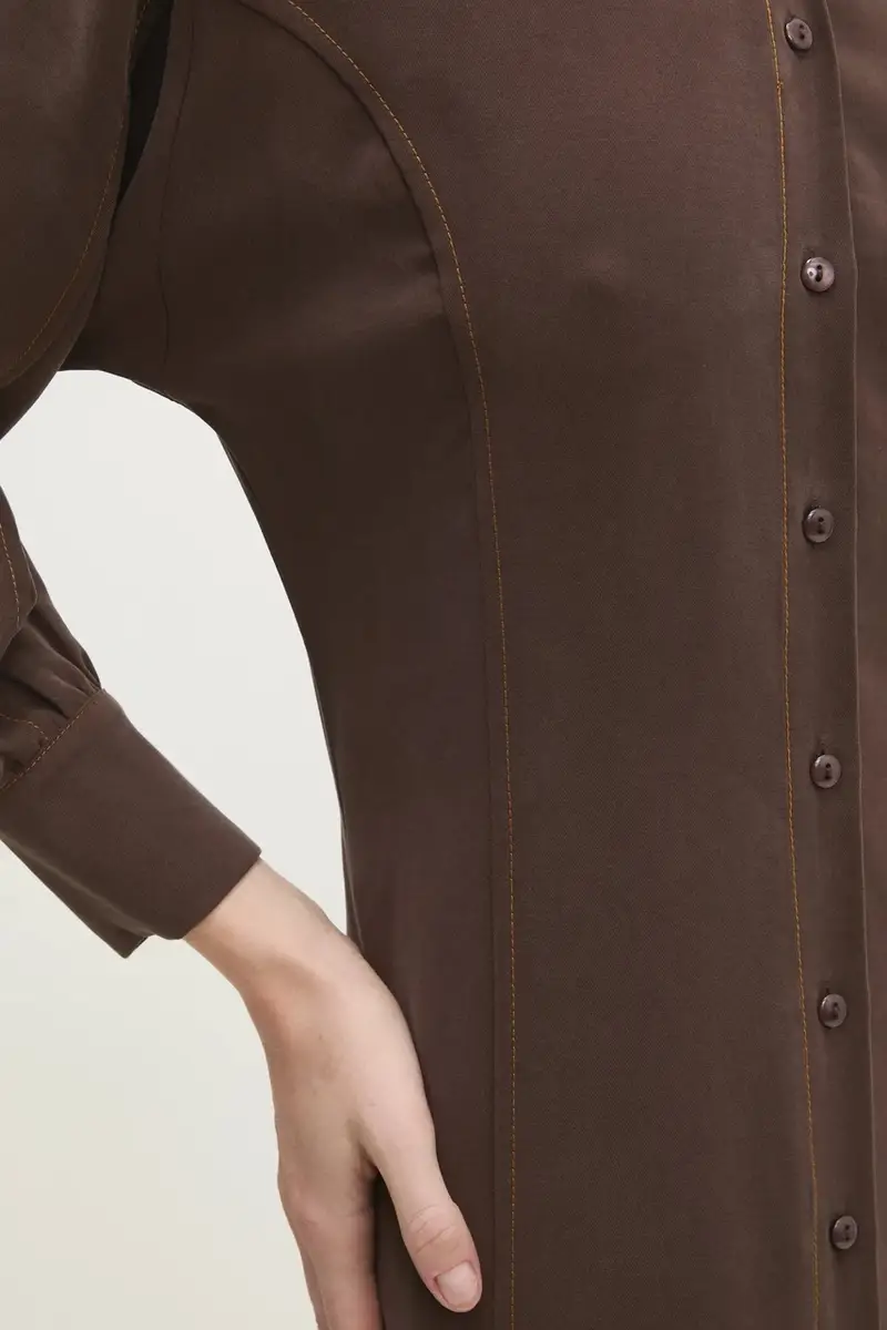 vestito colore marrone miniatura 5