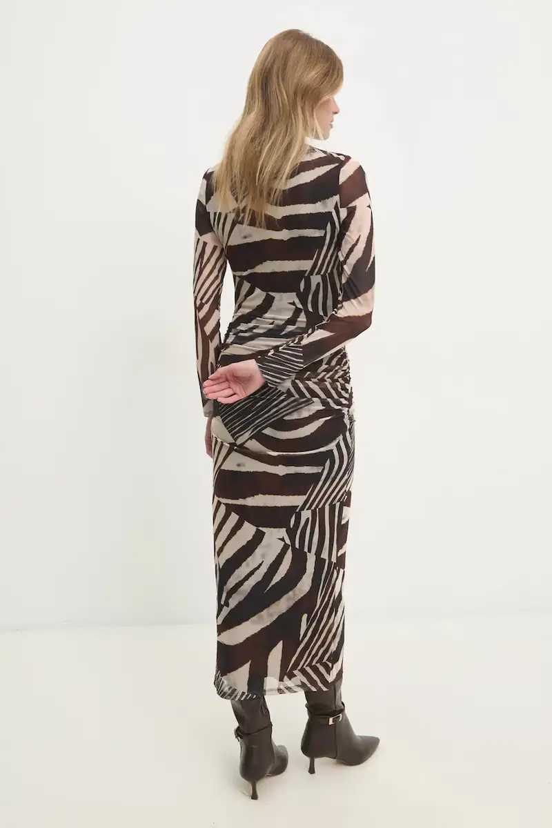 vestito colore marrone miniatura 3