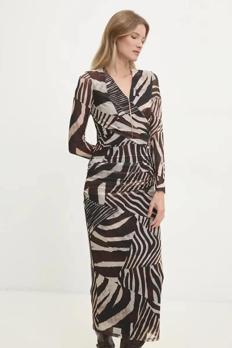 vestito colore marrone miniatura 4