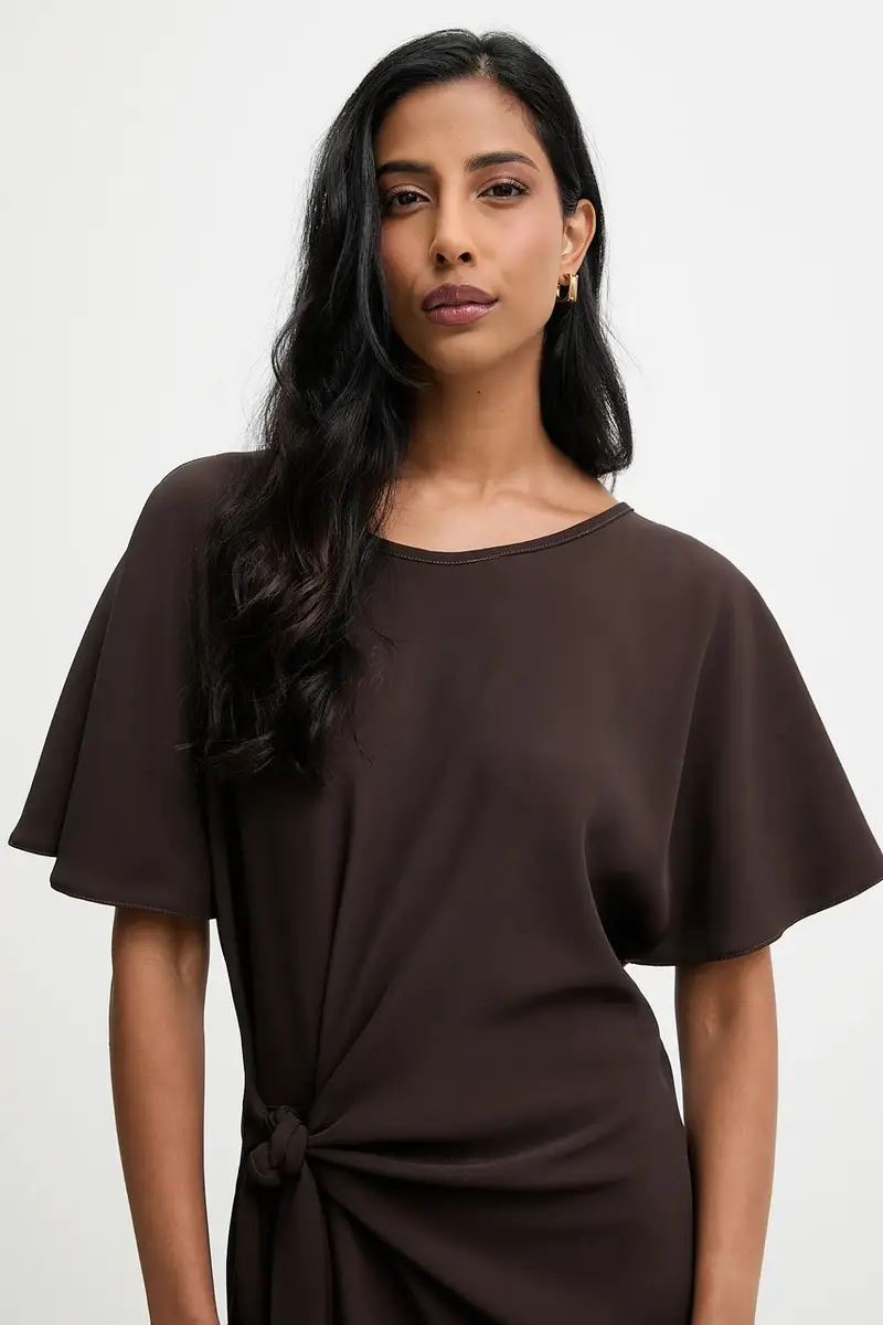 vestito colore marrone miniatura 4