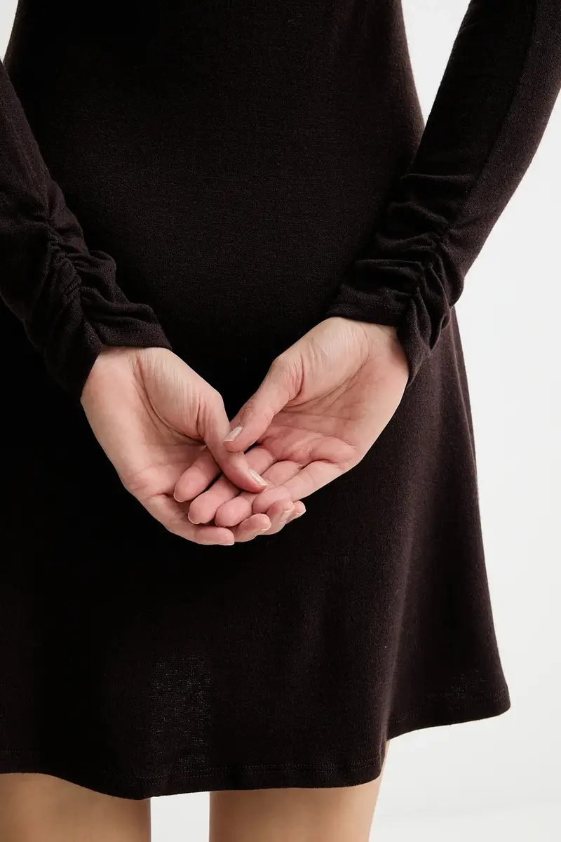 vestito colore marrone miniatura 5