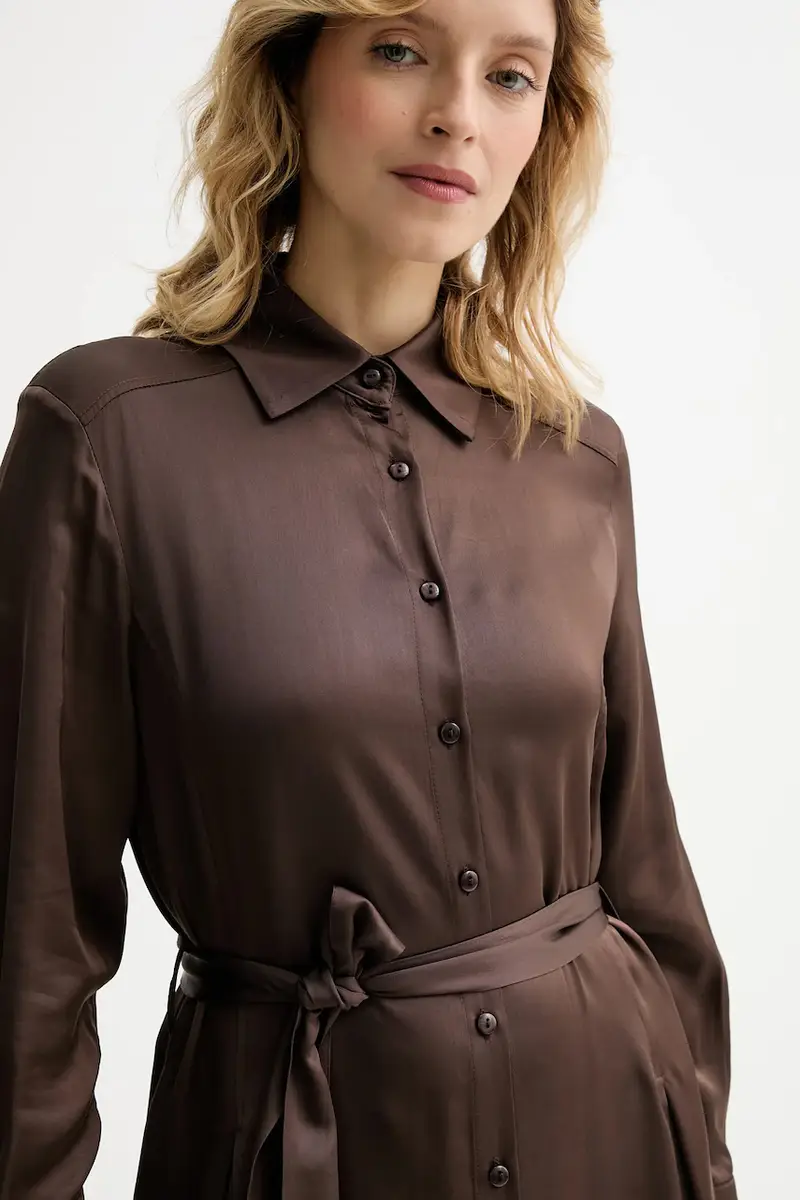 vestito colore marrone miniatura 4