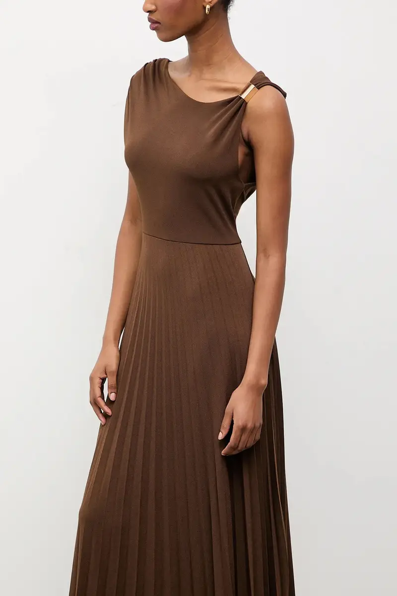 vestito colore marrone miniatura 4