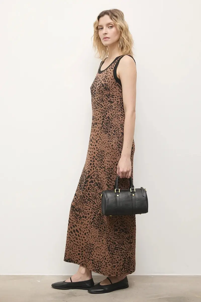 vestito colore marrone miniatura 2