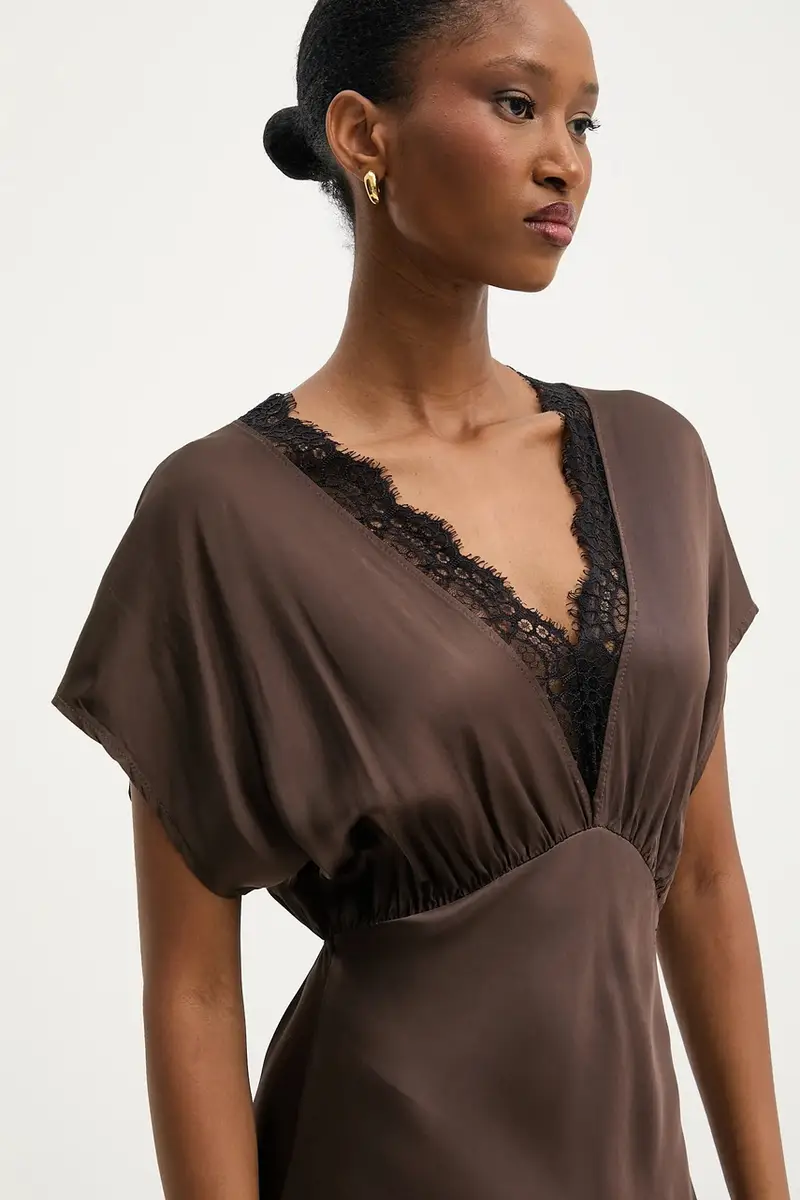 vestito colore marrone miniatura 4