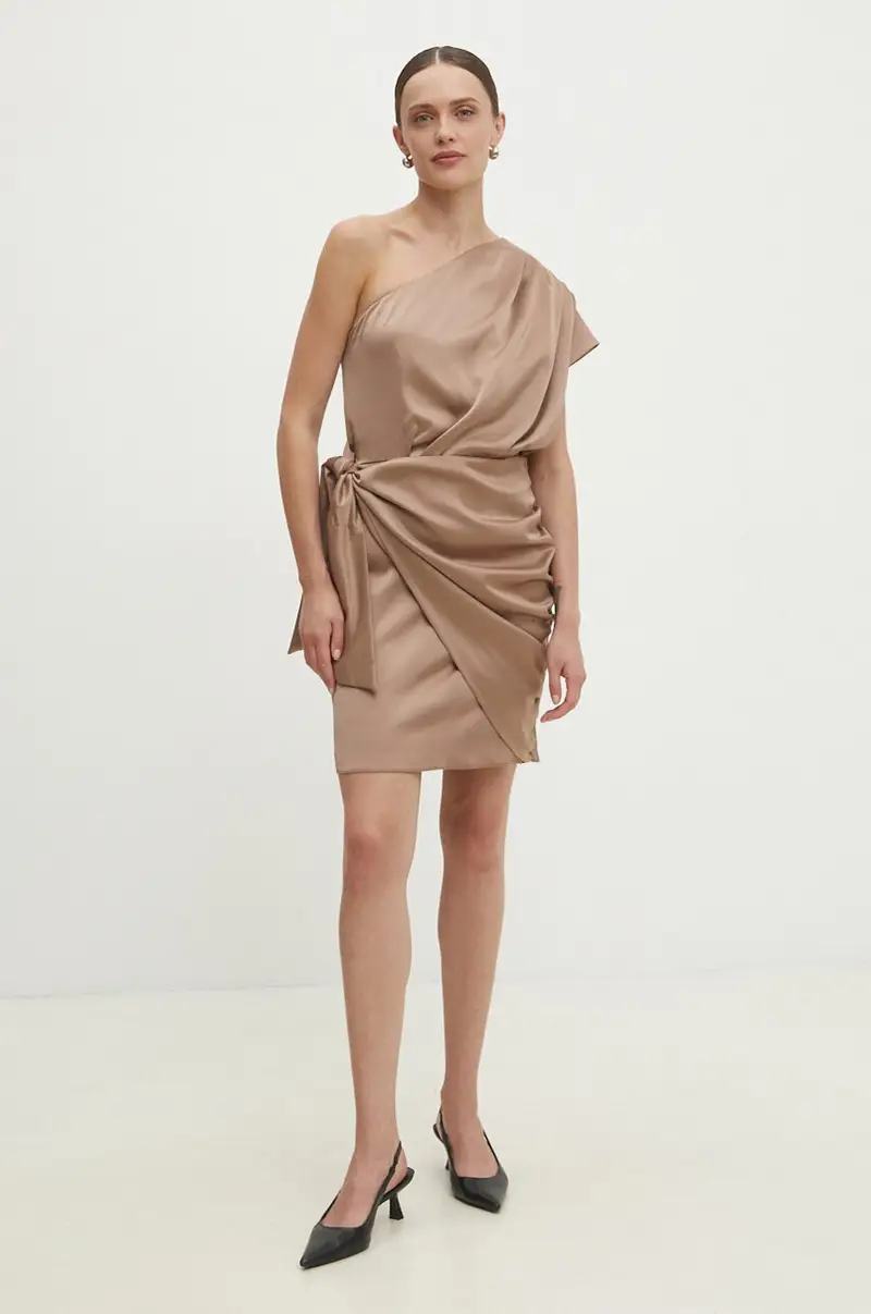 vestito colore marrone miniatura 2