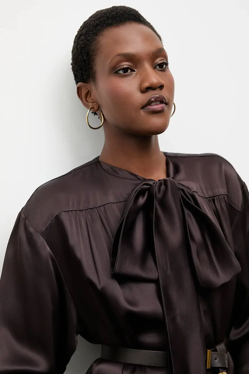 vestito colore marrone miniatura 5