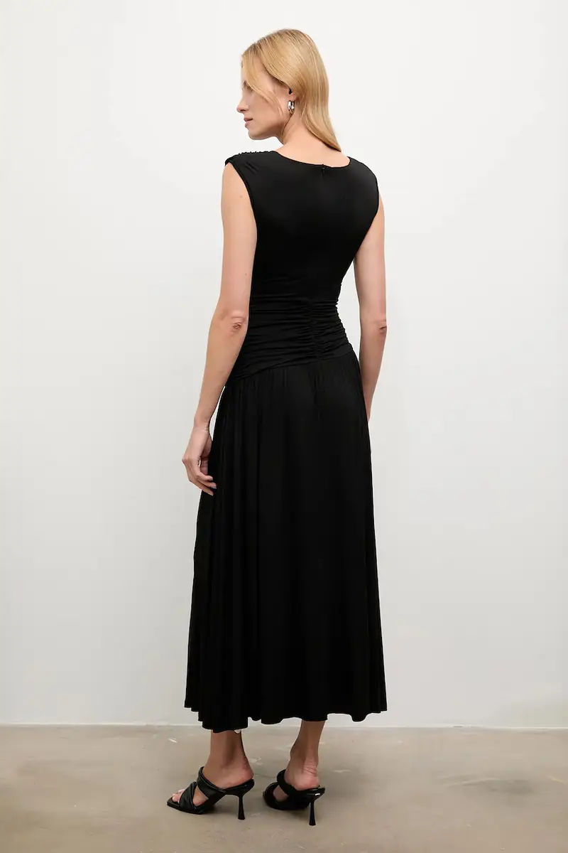 vestito colore nero miniatura 3