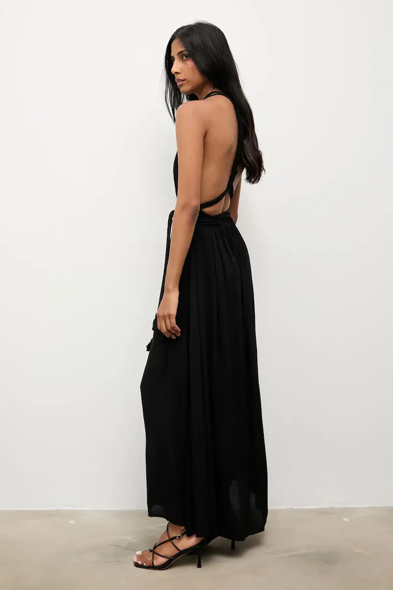 vestito colore nero miniatura 3