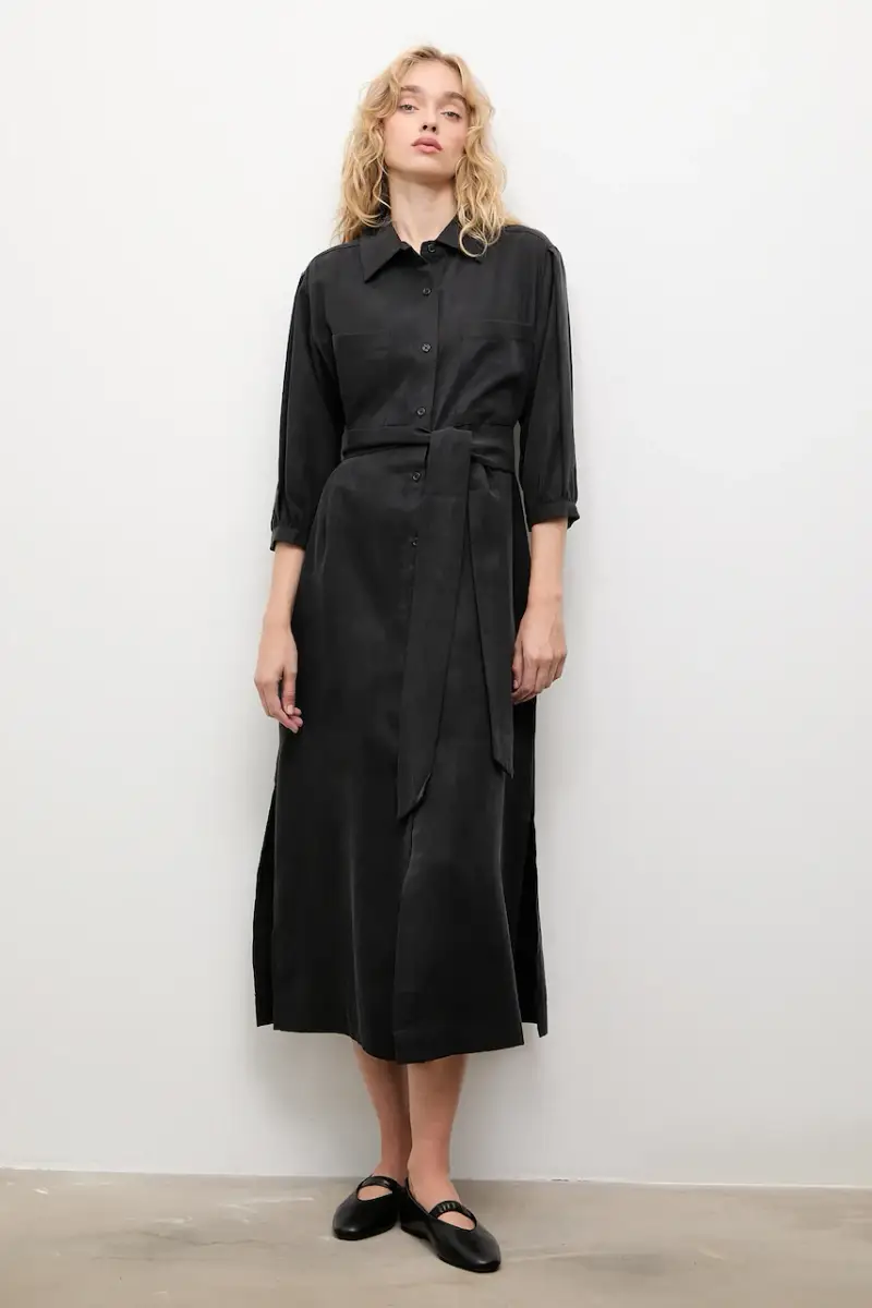 vestito colore nero miniatura 3