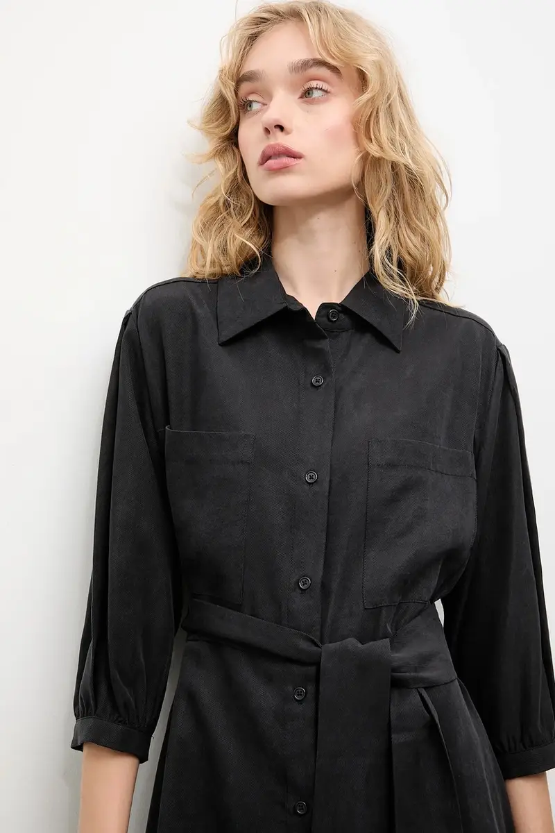 vestito colore nero miniatura 4