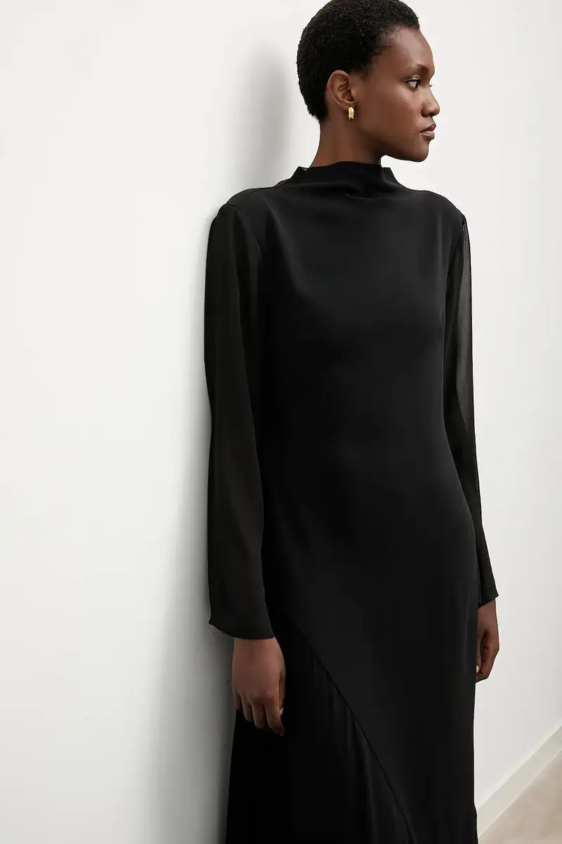 vestito colore nero miniatura 4