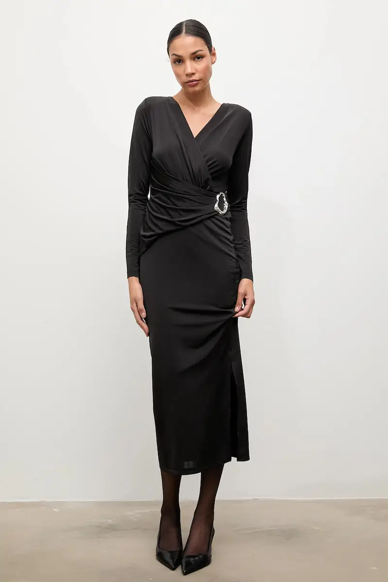 vestito colore nero miniatura 2