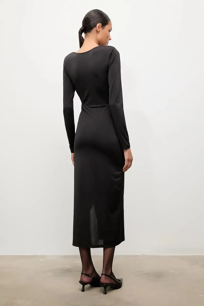 vestito colore nero miniatura 3