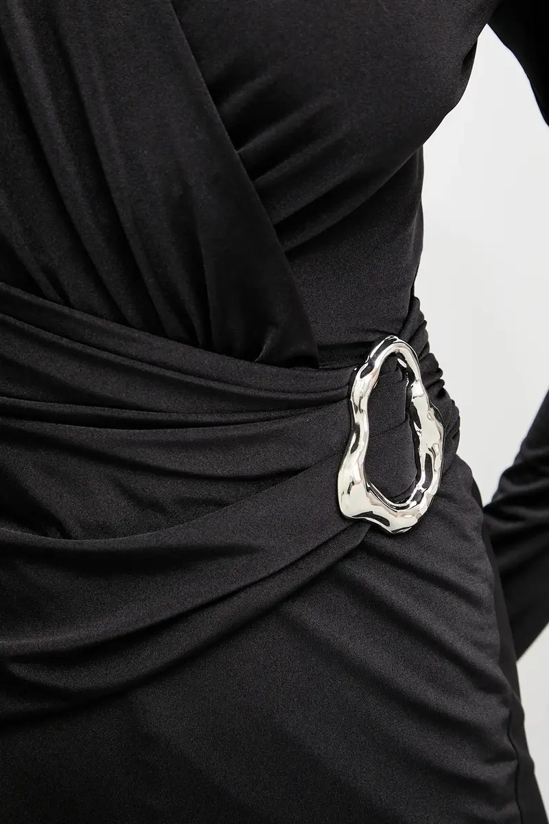 vestito colore nero miniatura 5