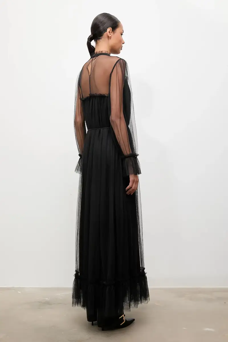 vestito colore nero miniatura 4