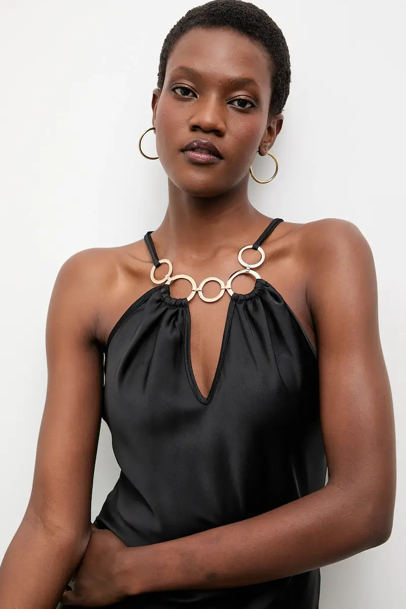 vestito colore nero miniatura 4