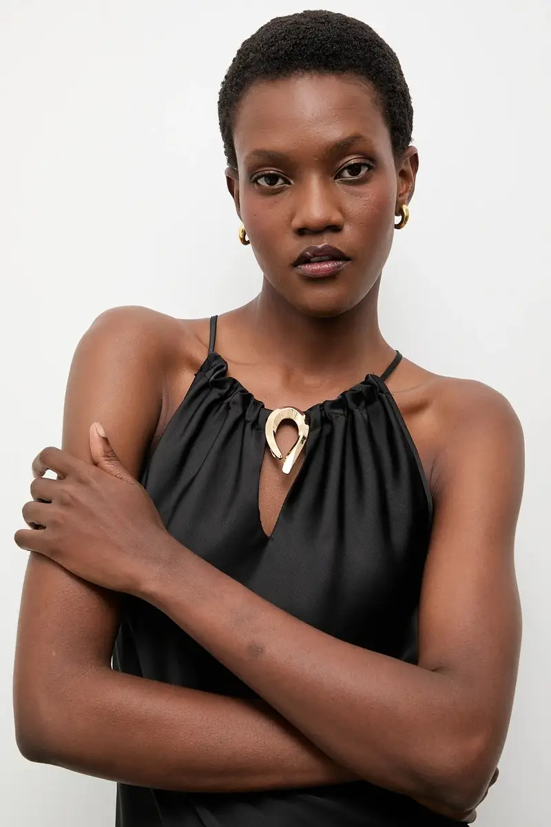 vestito colore nero miniatura 4