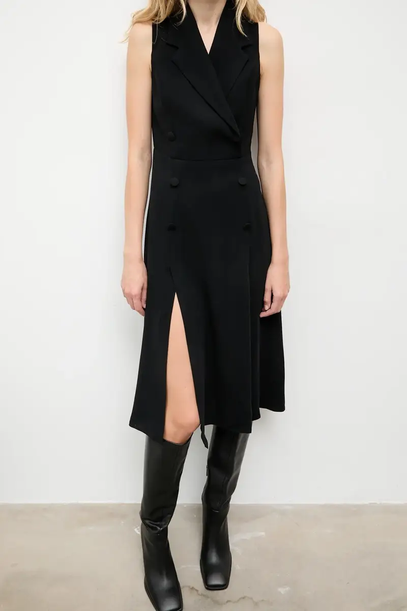 vestito colore nero miniatura 5