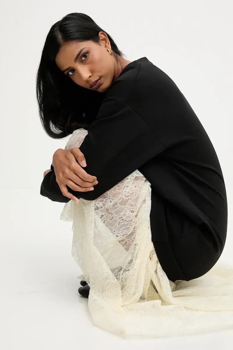 vestito colore nero miniatura 4