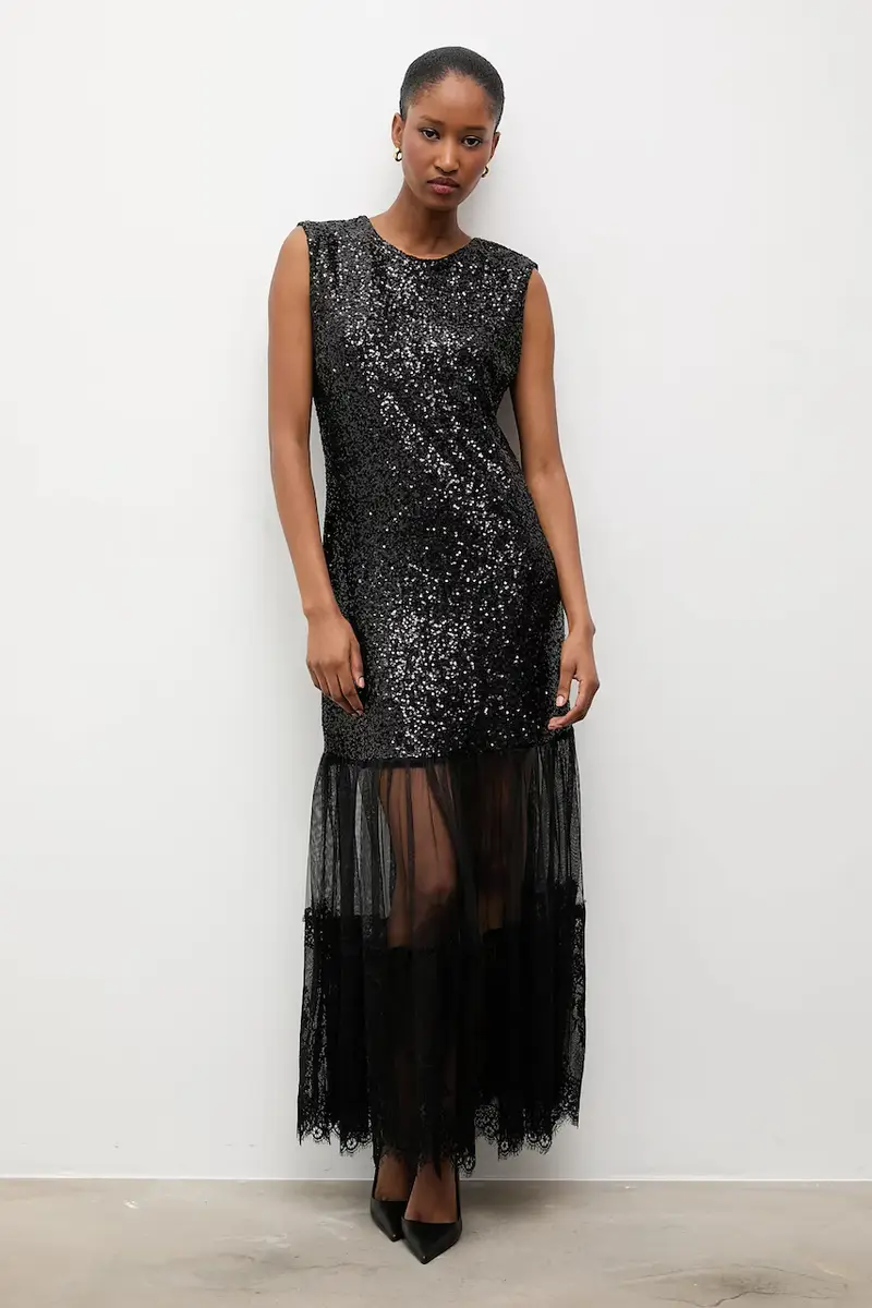 vestito colore nero miniatura 2