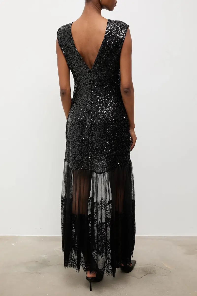 vestito colore nero miniatura 3