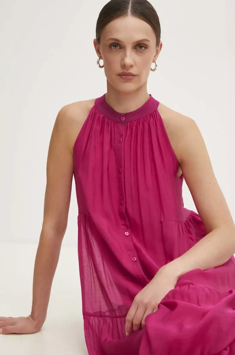 vestito colore rosa miniatura 4