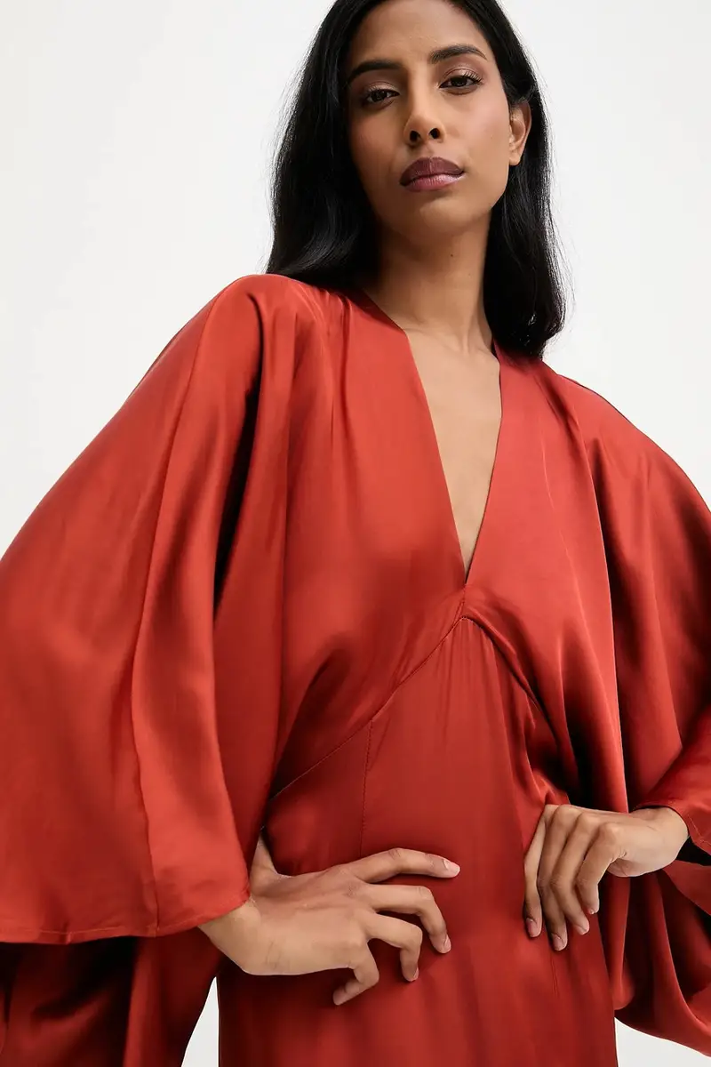 vestito colore rosso miniatura 4