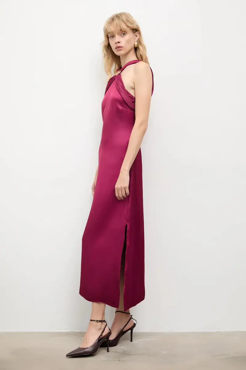 vestito colore rosso miniatura 2