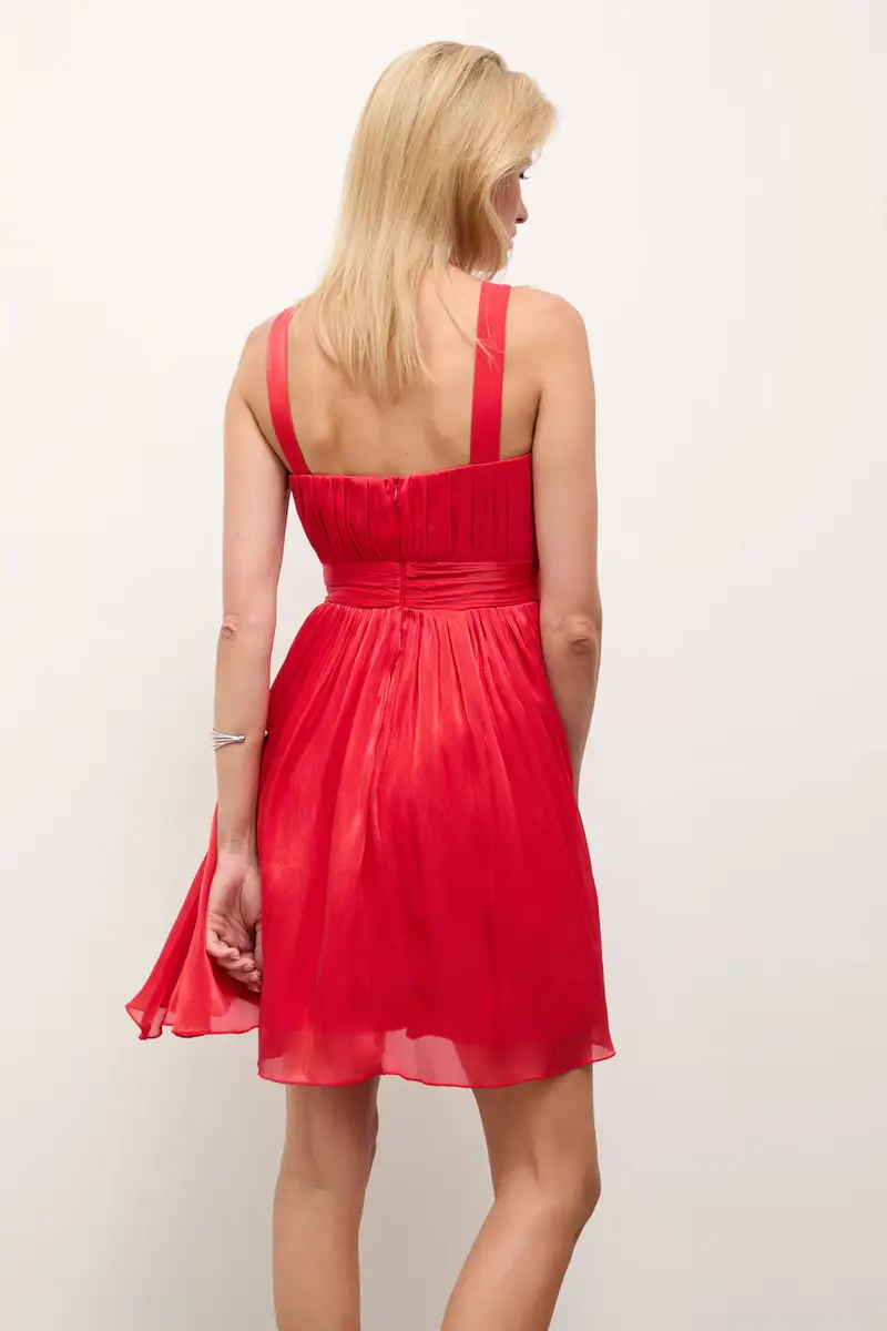 vestito colore rosso miniatura 3