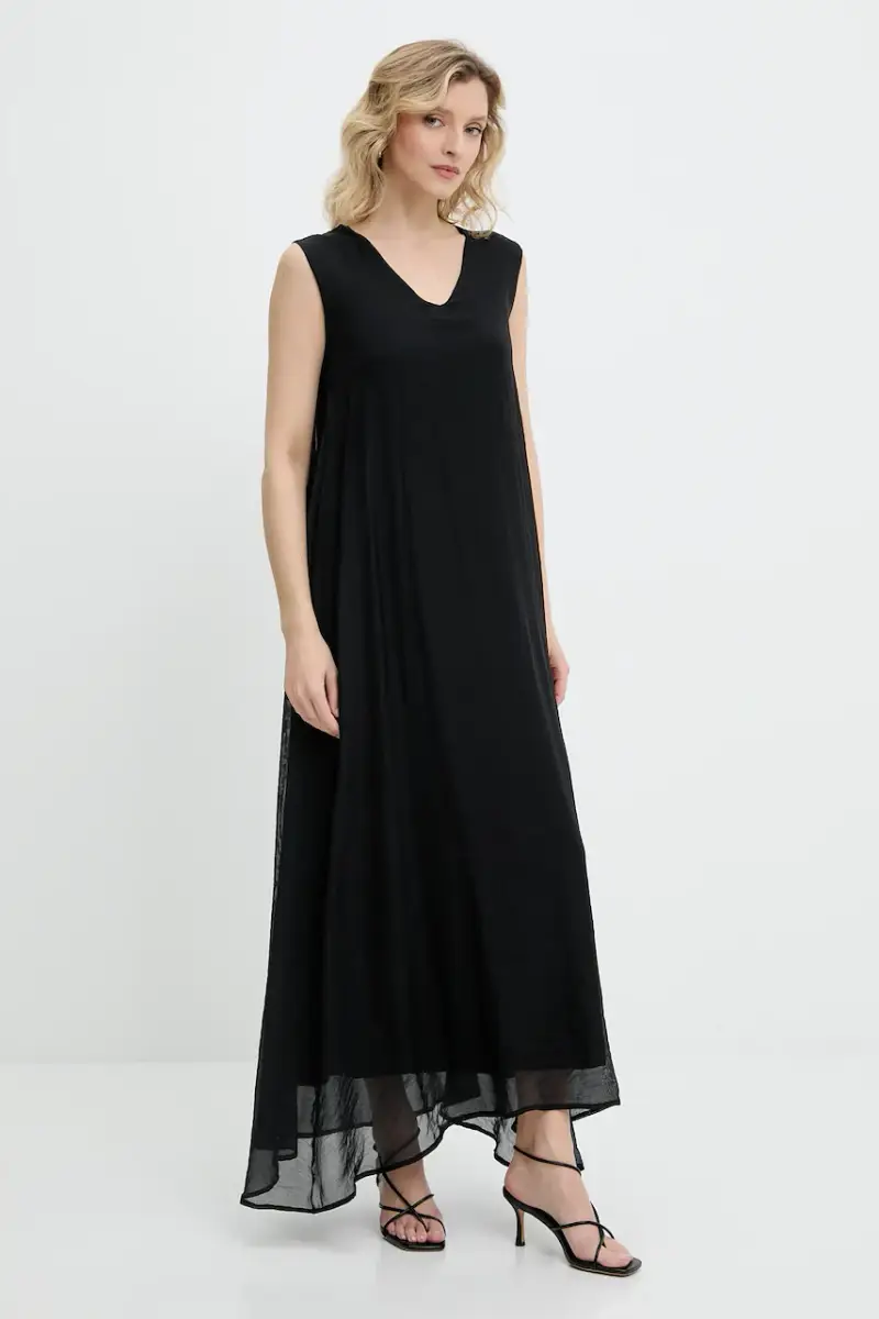 vestito colore rosso Nero miniatura 2