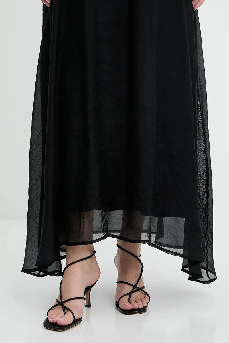 vestito colore rosso Nero miniatura 5