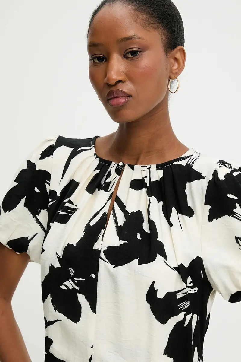 vestito di lino colore nero miniatura 4