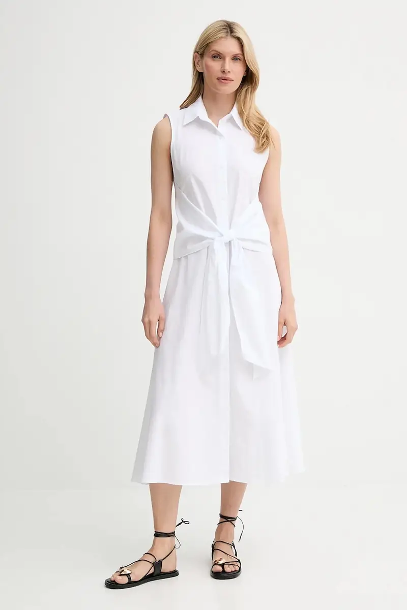 vestito in cotone colore bianco