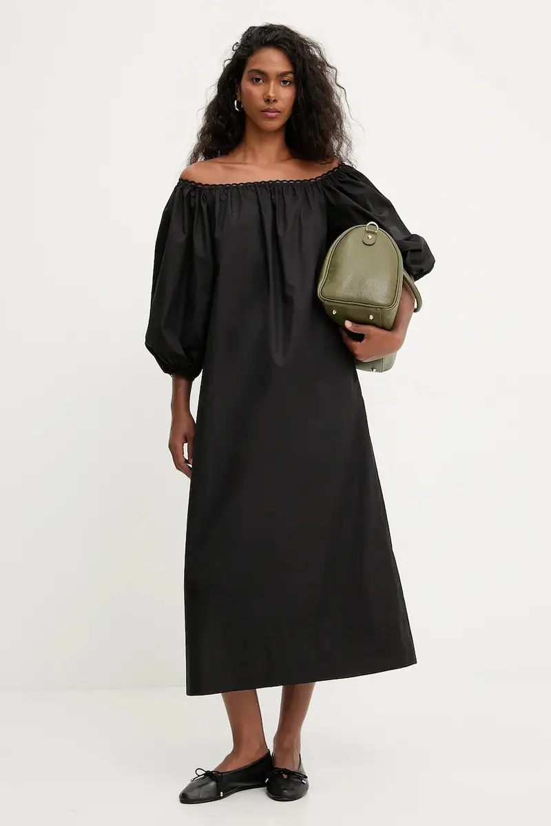 vestito in cotone colore nero