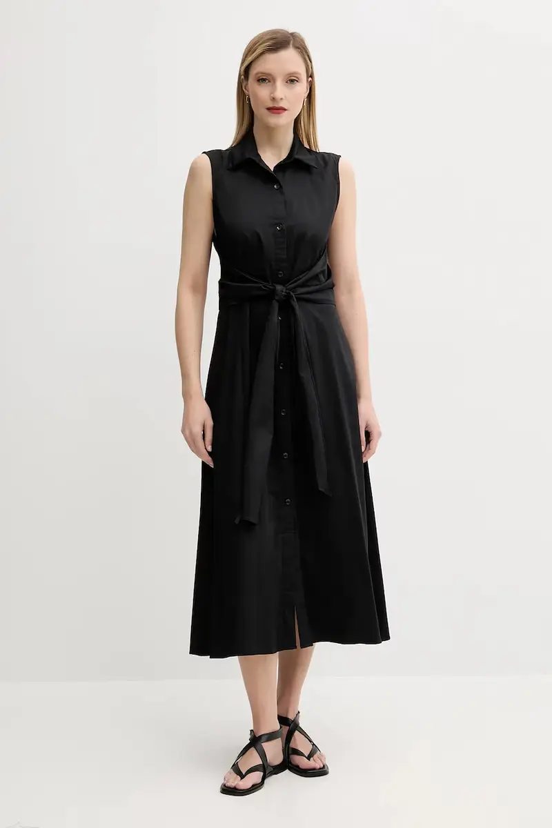 vestito in cotone colore nero