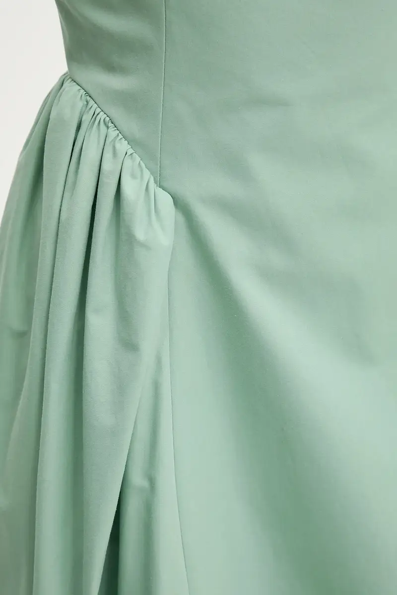 vestito in cotone colore nero Turchese miniatura 5