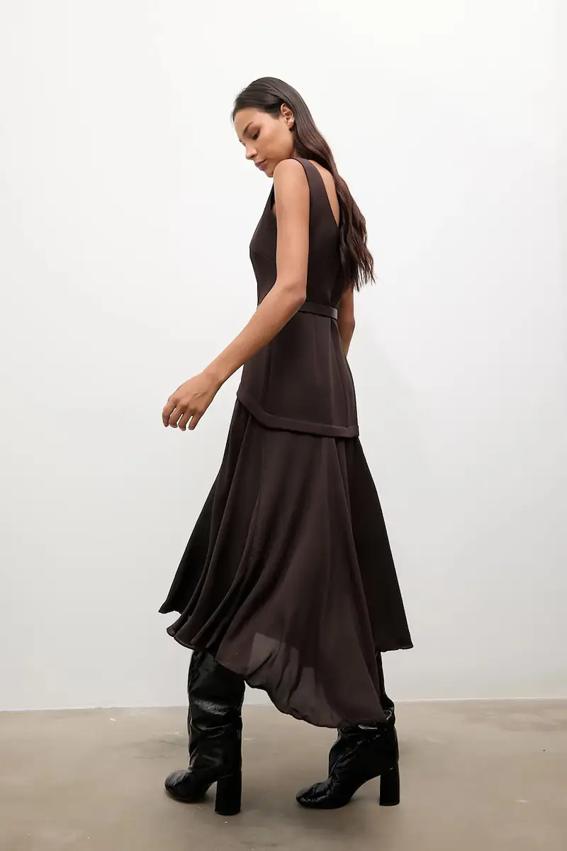 vestito Marrone miniatura 4