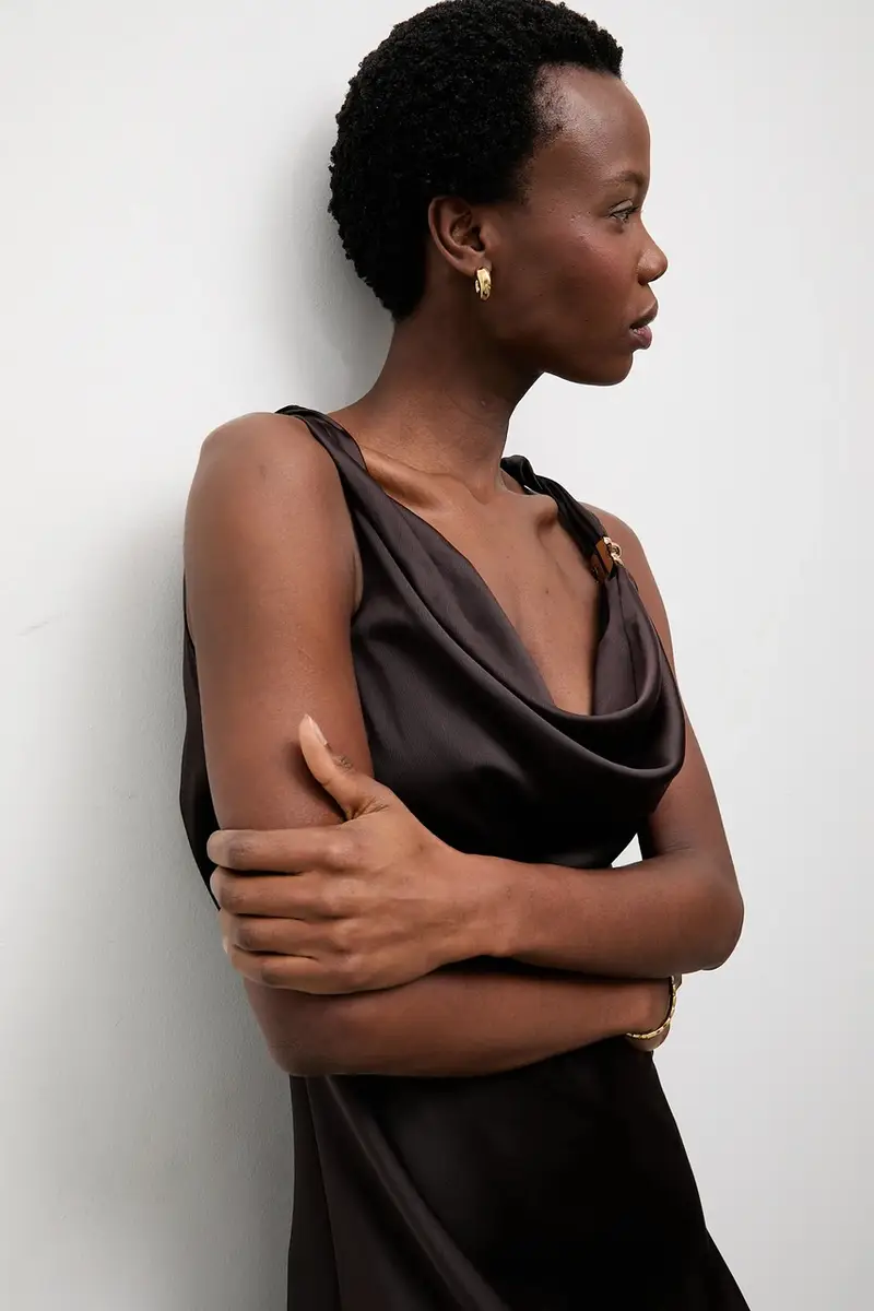 vestito Marrone miniatura 4