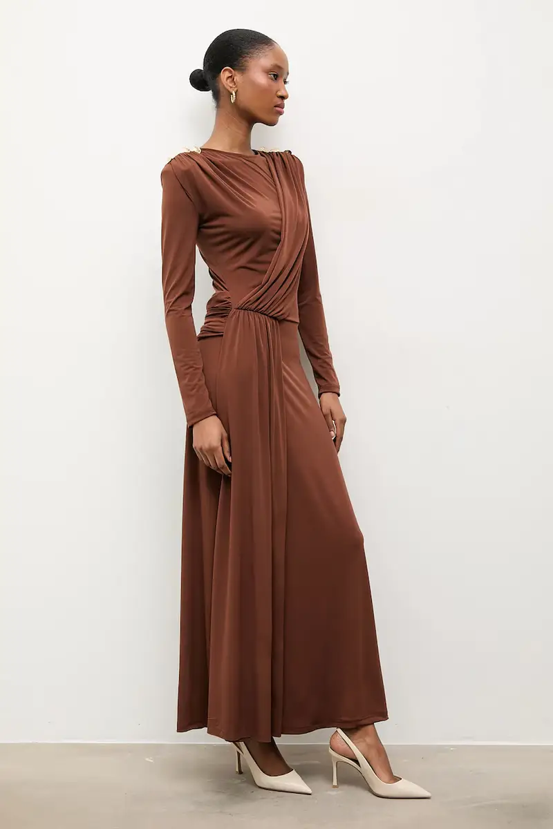 vestito Marrone miniatura 2