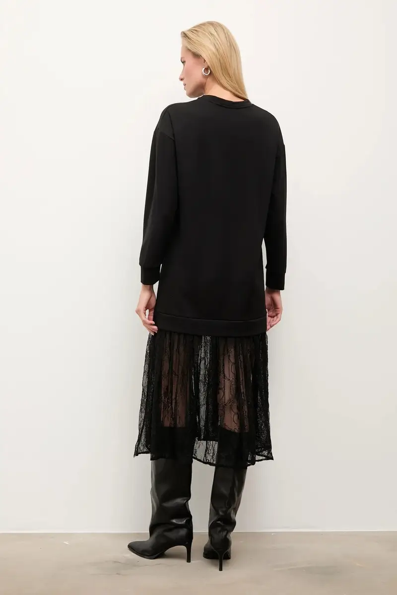 vestito Nero miniatura 3