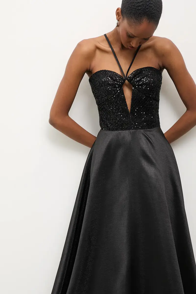 vestito Nero miniatura 4