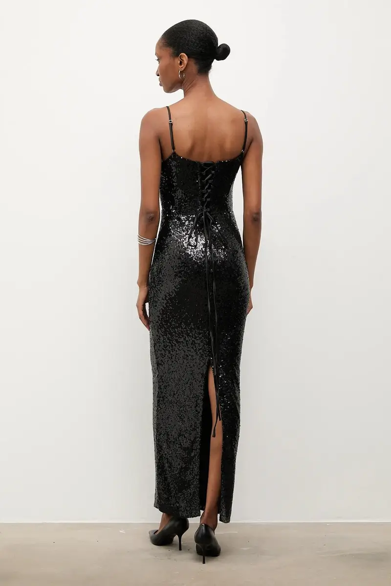 vestito Nero miniatura 3